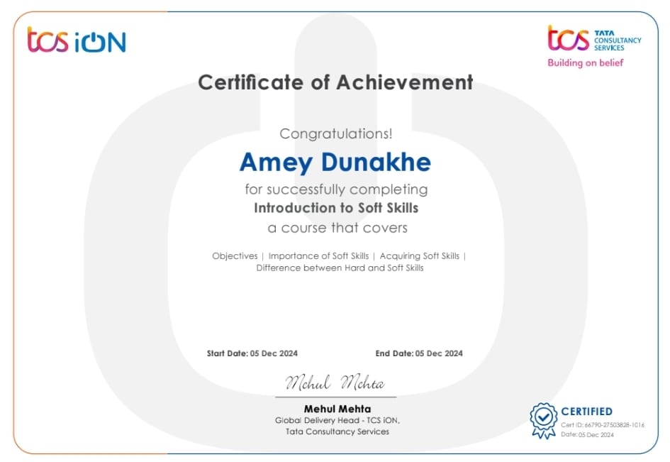 Certificate 2